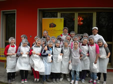 Immagine del laboratorio di cioccolato per bambini.